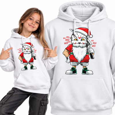 BLUZA Z KAPTUREM  ŚWIĄTECZNA ANOTHER SANTA